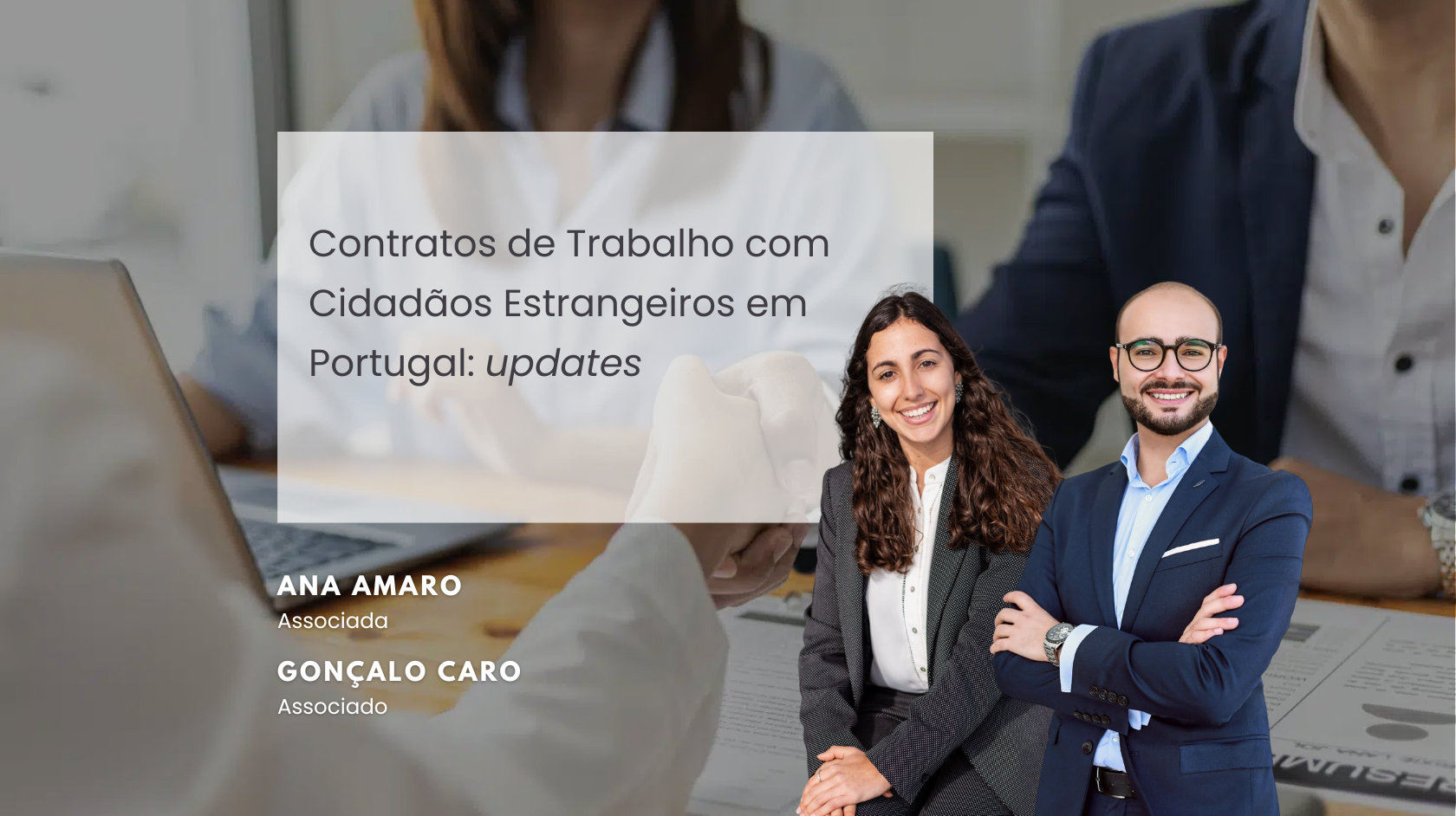 Contratos de Trabalho com Cidadãos Estrangeiros